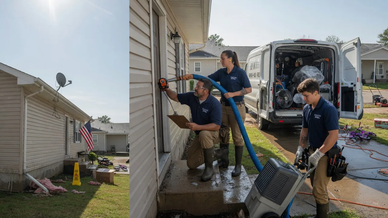Ceiling Water Damage Restoration in Clio, IA near me